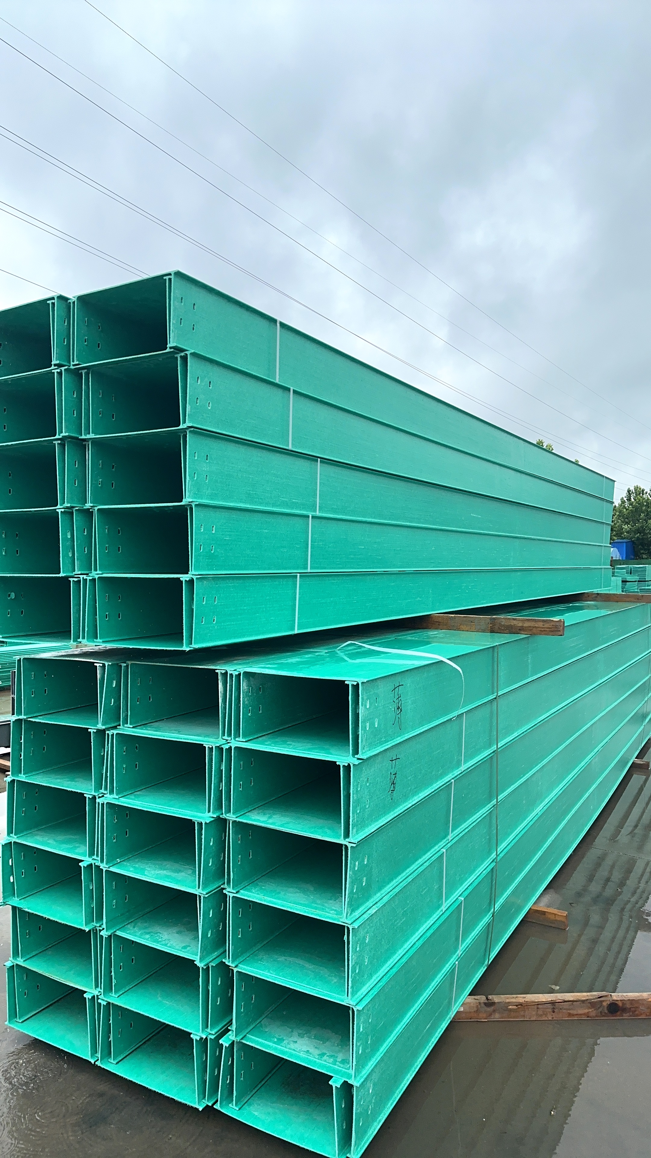 Finished FRP cable tray inventory